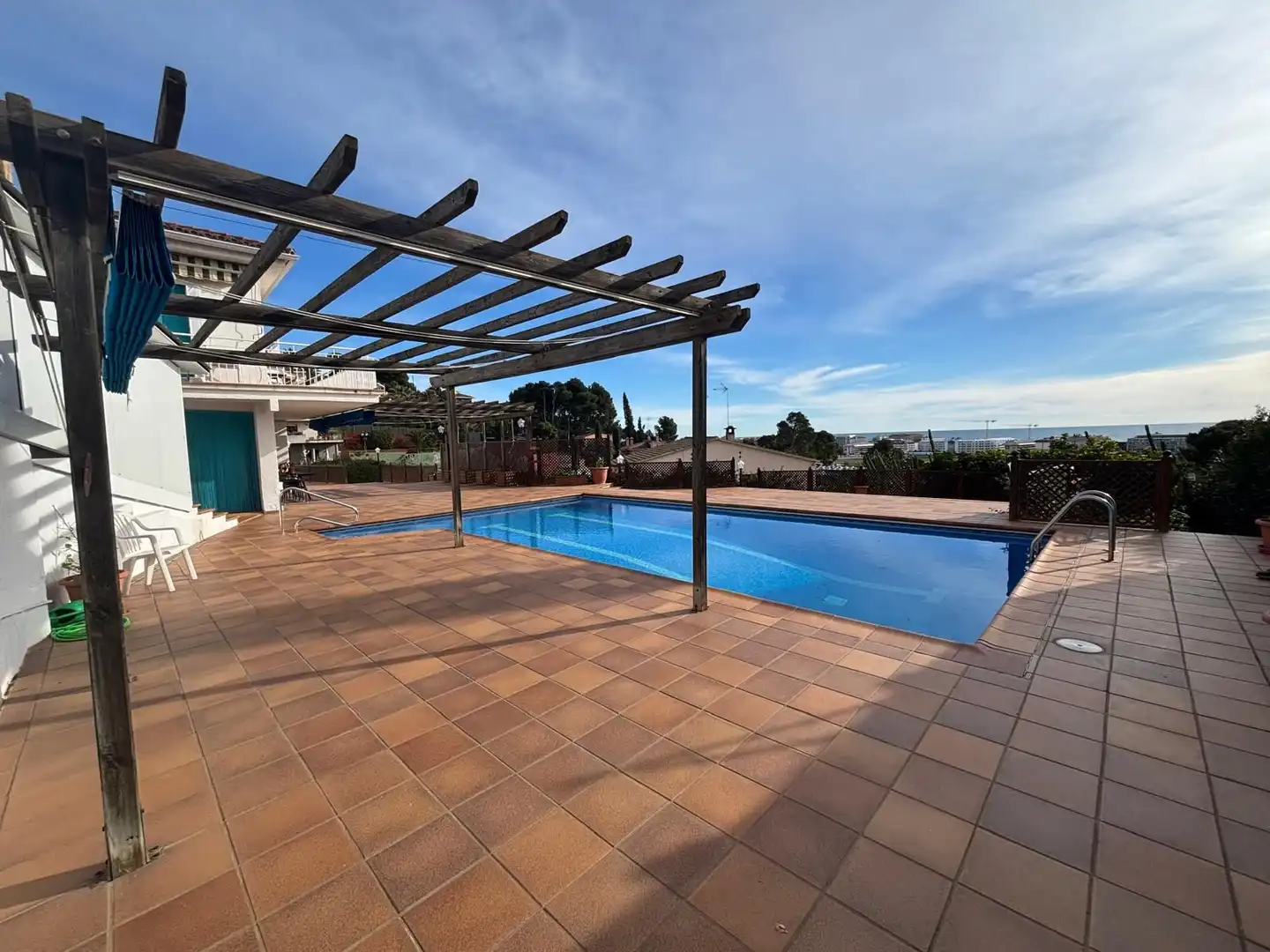 Swimming pool of Houses for sale in Santa Susanna  with Air Conditioner, Private garden and Terrace