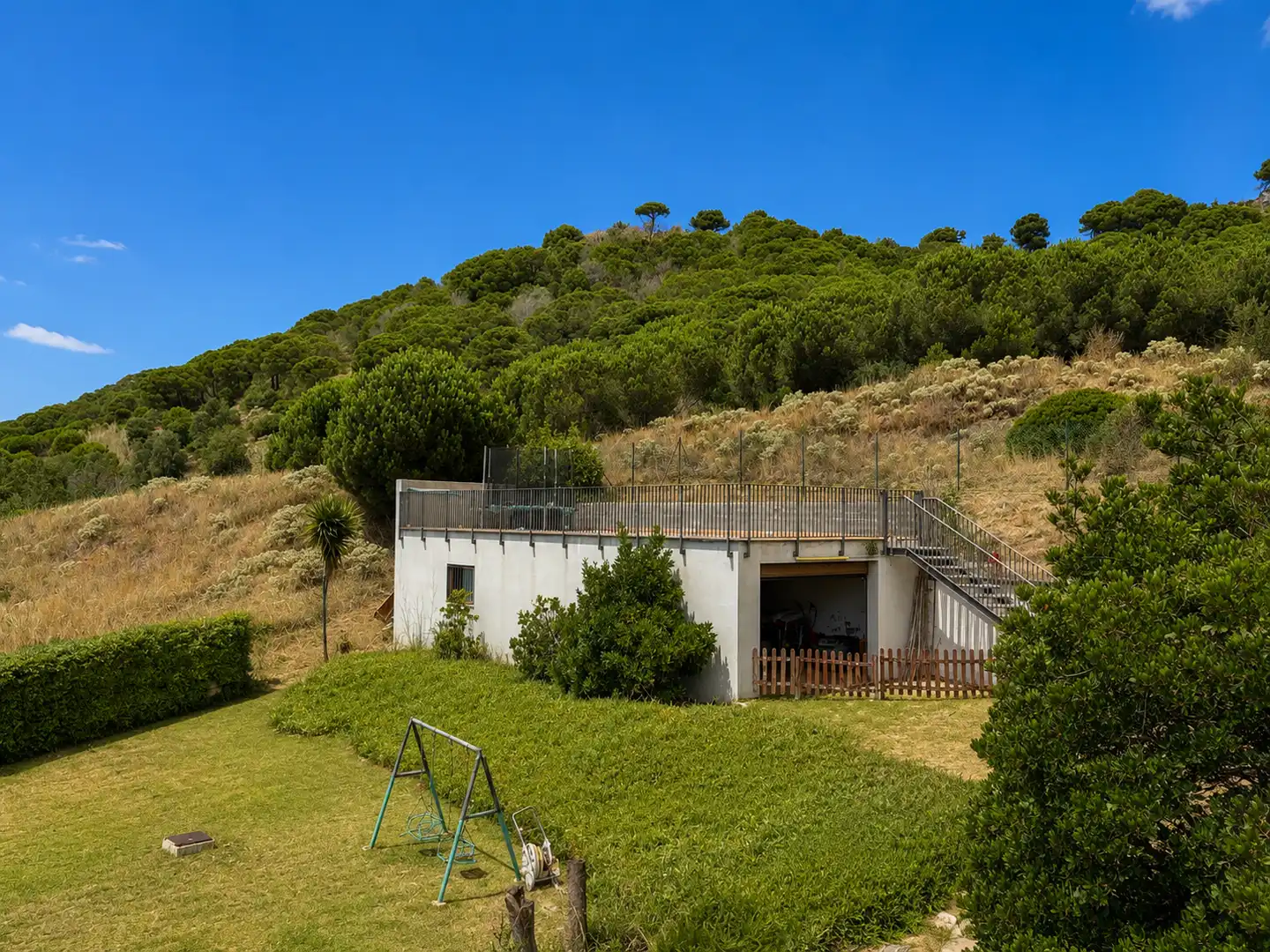 Garden of Country homes for sale in Argentona  with Air Conditioner, Heating and Private garden