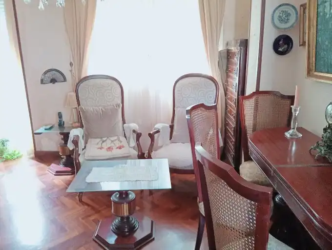 Wohnzimmer von Wohnung zum Verkauf in Santander mit Parkett, Möbliert und Waschmaschine