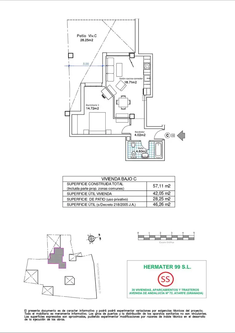 Flat for sale in Atarfe