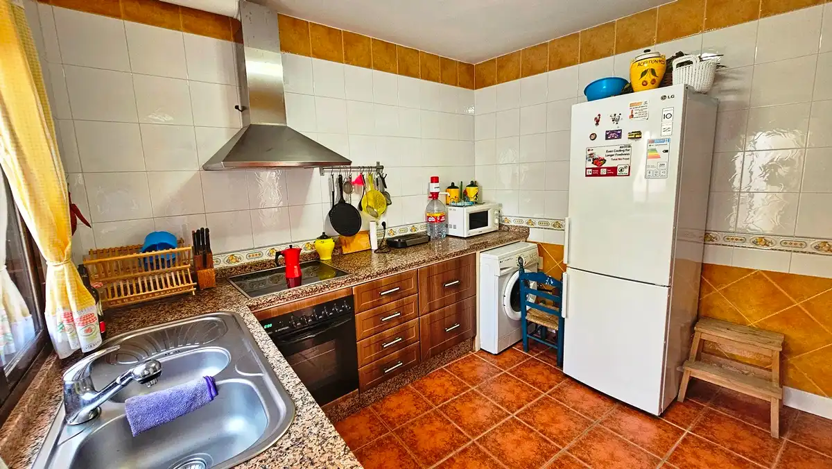 Cuina de Casa o xalet en venda en Almonaster la Real amb Terrassa