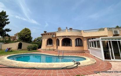 Exterior view of House or chalet for sale in Dénia  with Air Conditioner, Private garden and Storage room