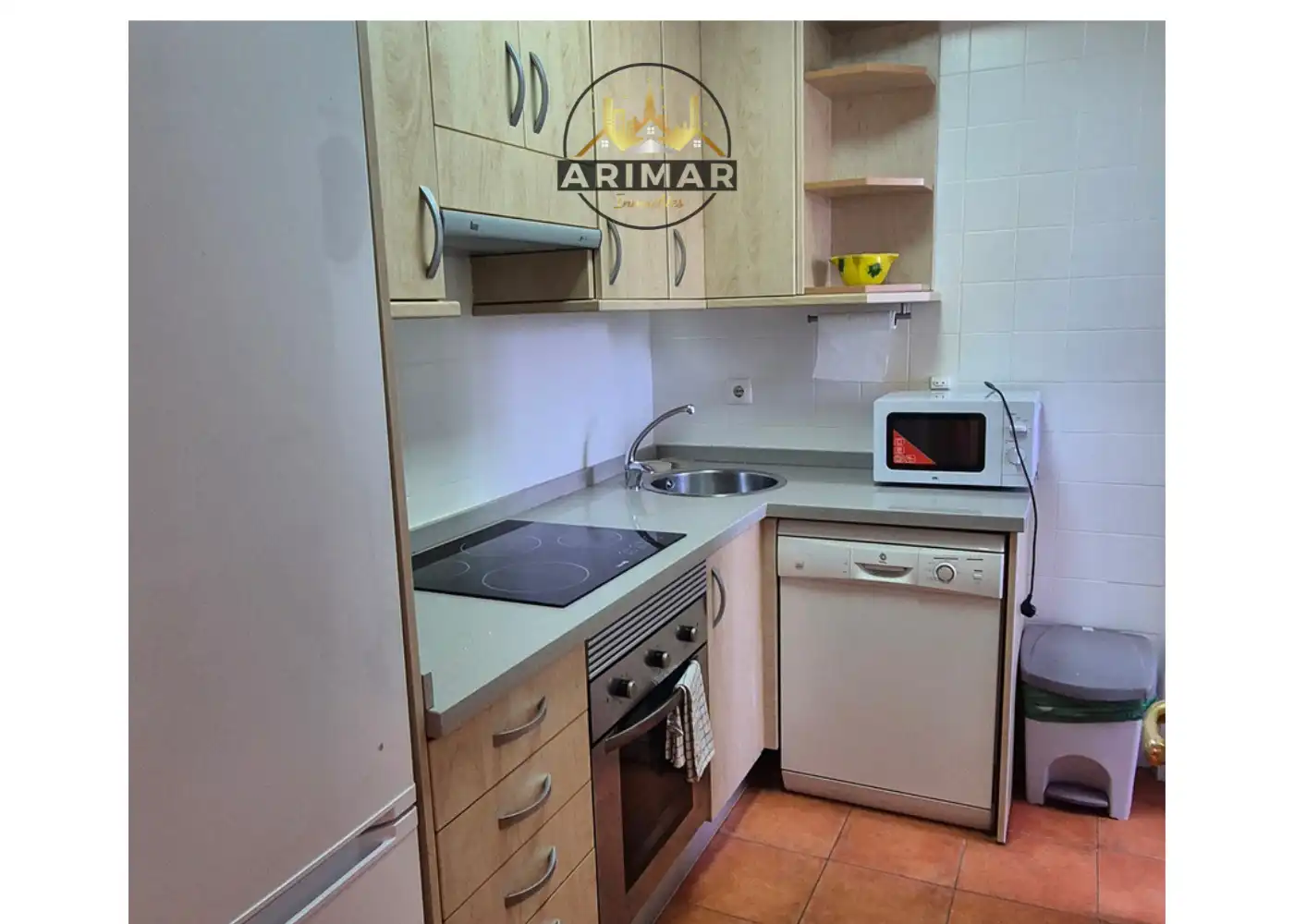 Cocina de Apartamento en venta en Benicasim / Benicàssim con Aire acondicionado, Calefacción y Terraza