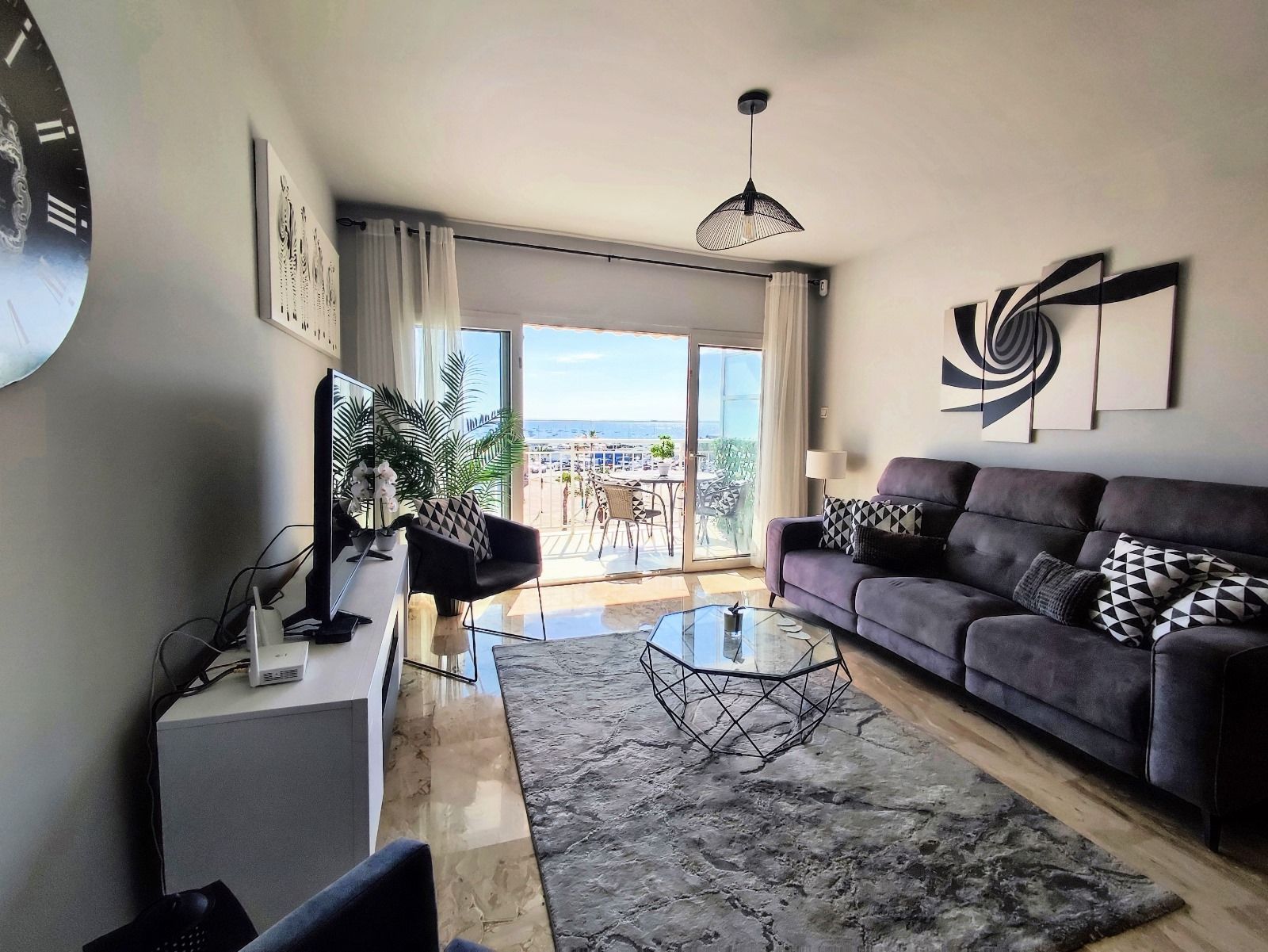 Sala d'estar de Apartament en venda en San Pedro del Pinatar amb Aire condicionat, Calefacció i Terrassa