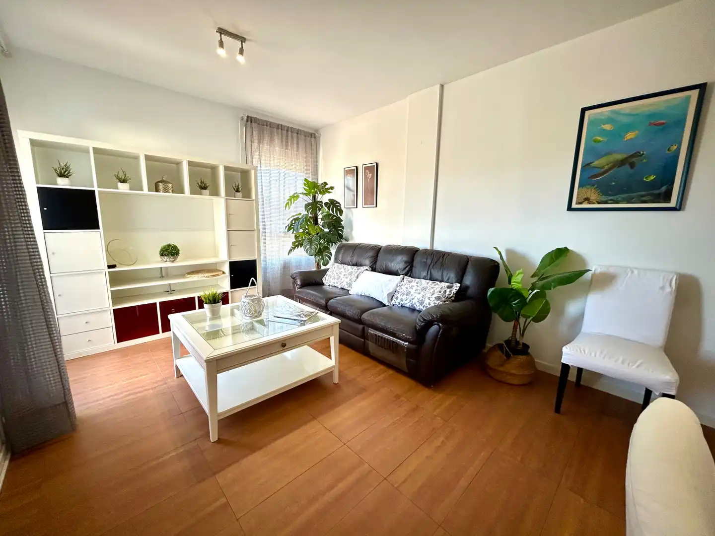 Sala de estar de Apartamento en venta en  Almería Capital con Aire acondicionado, Terraza y Trastero