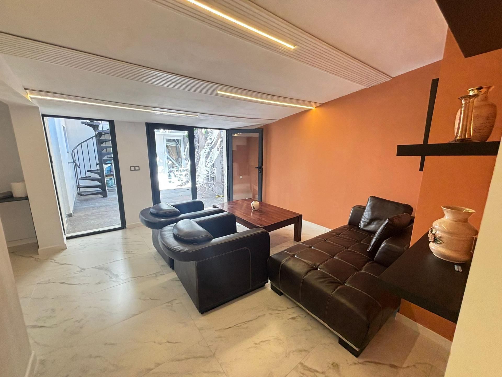 Living room of Houses for sale in San Vicente del Raspeig / Sant Vicent del Raspeig  with Air Conditioner, Terrace and Furnished