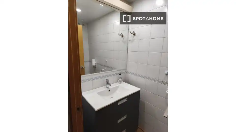 Bany de Apartament per a compartir en Terrassa amb Aire condicionat, Calefacció i Terrassa