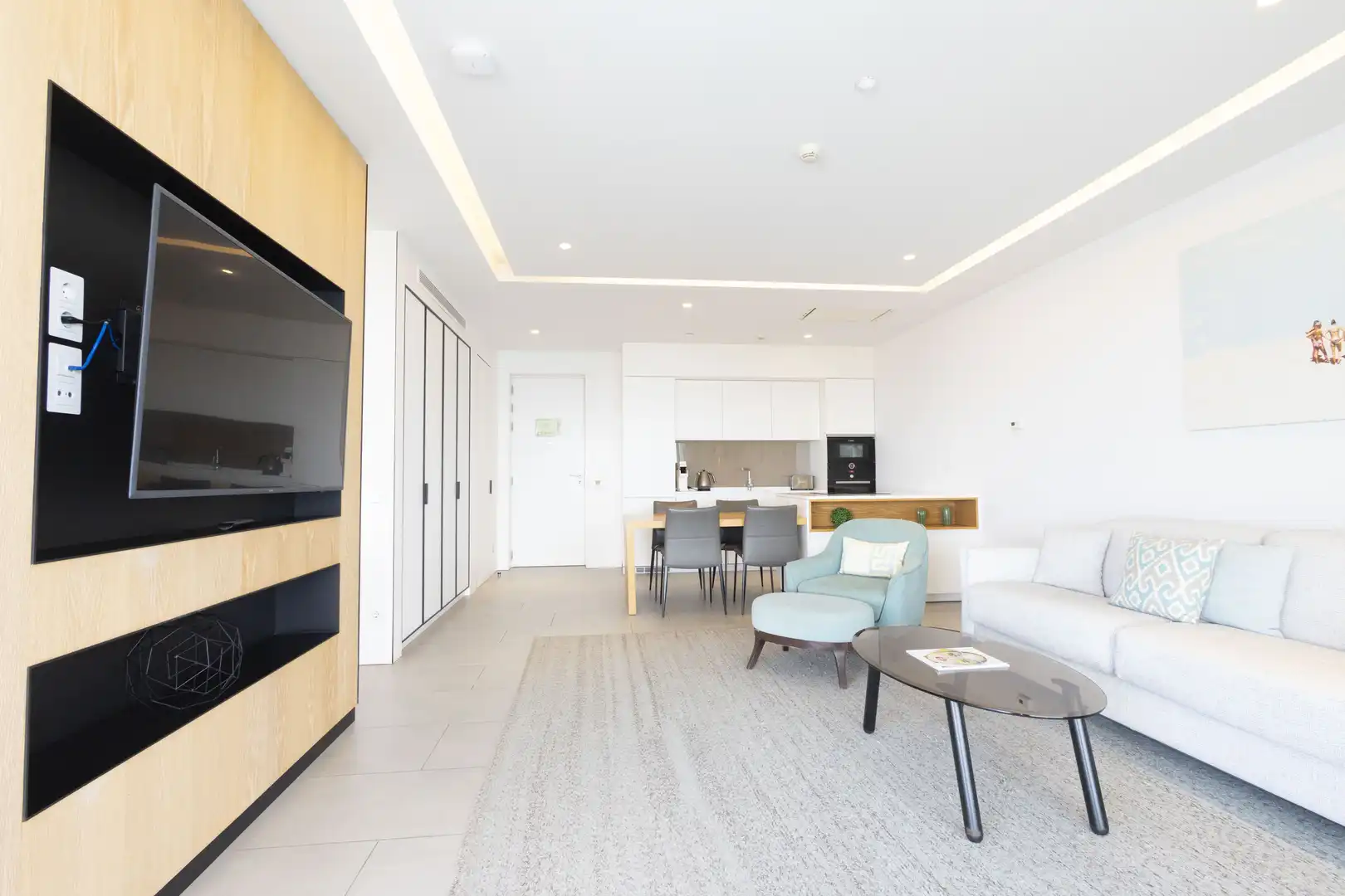 Wohnzimmer von Wohnungen zum Verkauf in Adeje mit Klimaanlage, Terrasse und Abstellraum