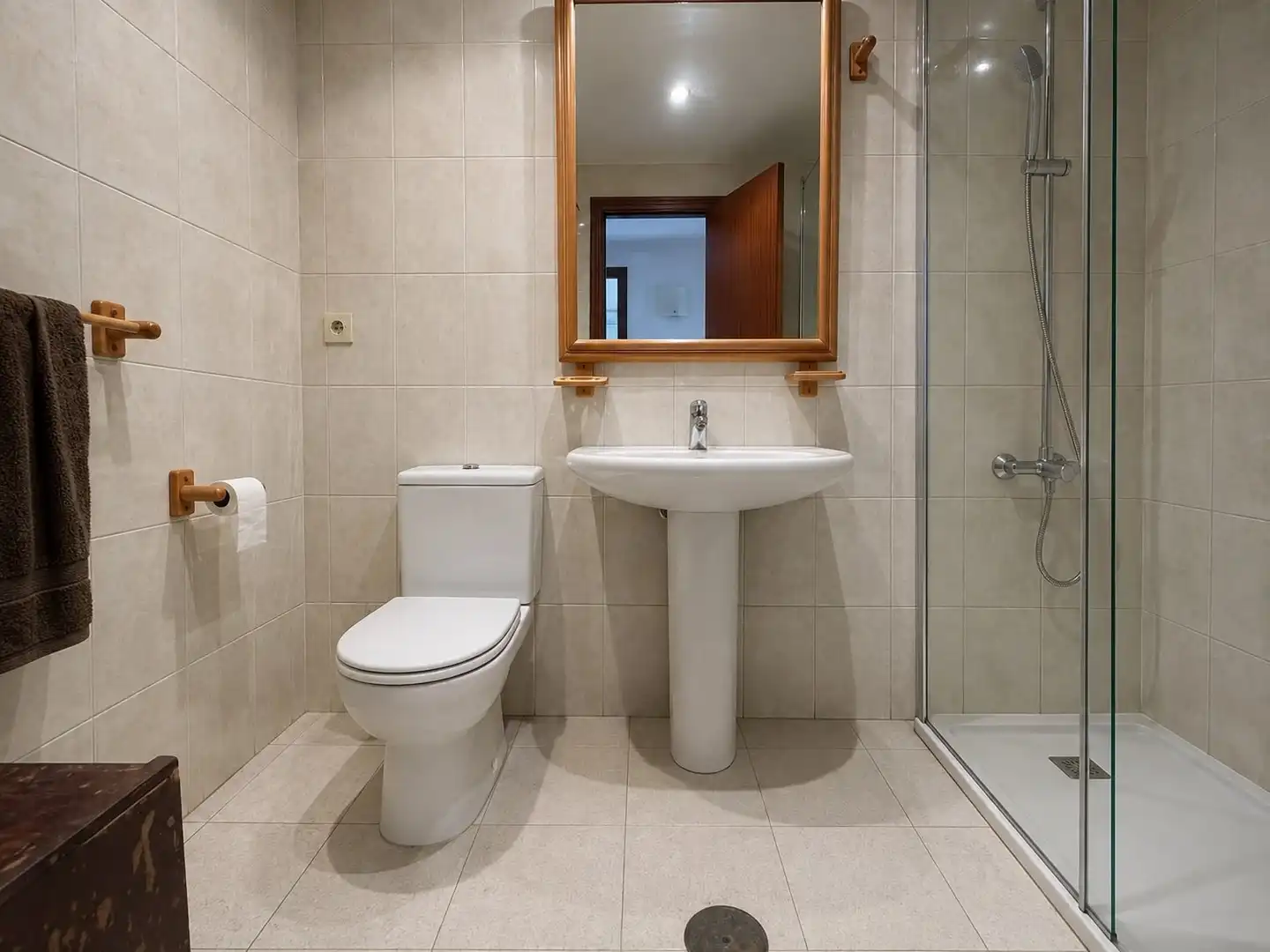 Bany de Apartament de lloguer en Villajoyosa / La Vila Joiosa amb Aire condicionat, Piscina i Moblat