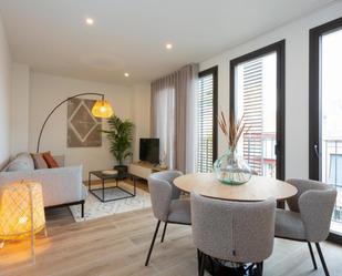 Sala d'estar de Apartament de lloguer en  Barcelona Capital amb Aire condicionat