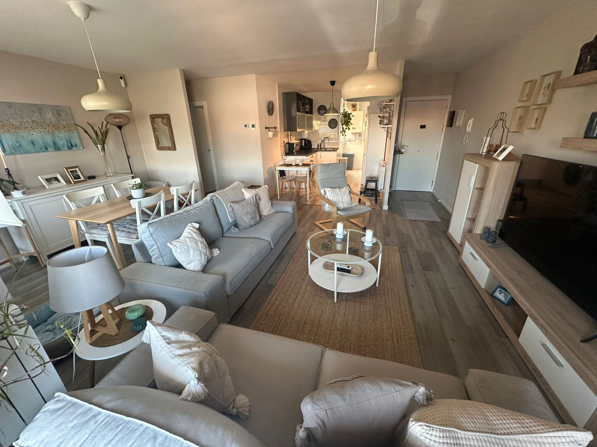 Living room of Flat for sale in Parla  with Air Conditioner and Heating