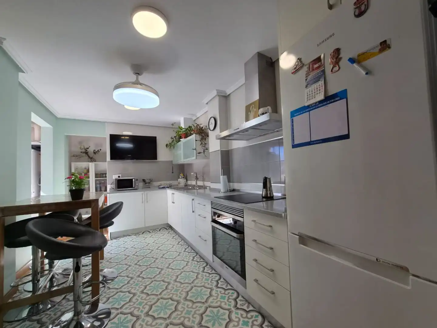 Küche von Wohnung zur Miete in Águilas mit Klimaanlage und Balkon