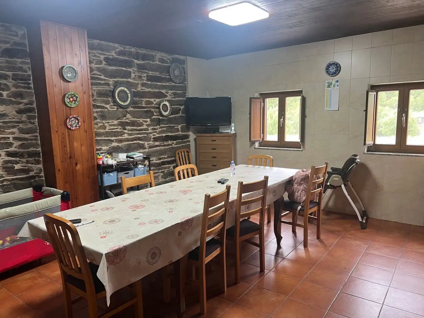 Comedor de Finca rústica en venta en Triacastela con Jardín privado, Trastero y Balcón