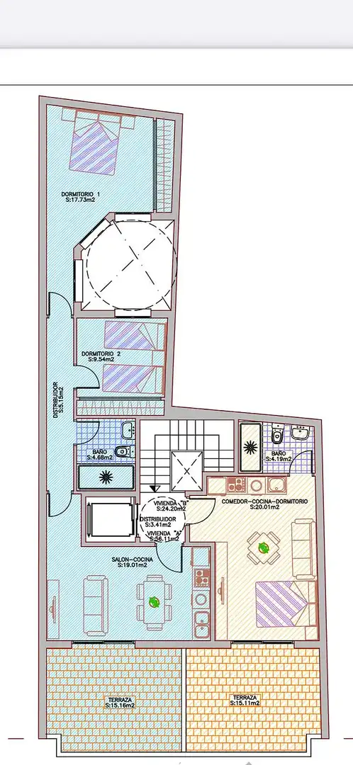 Apartment mit Terrasse zum Verkauf in Centro, imagen 8