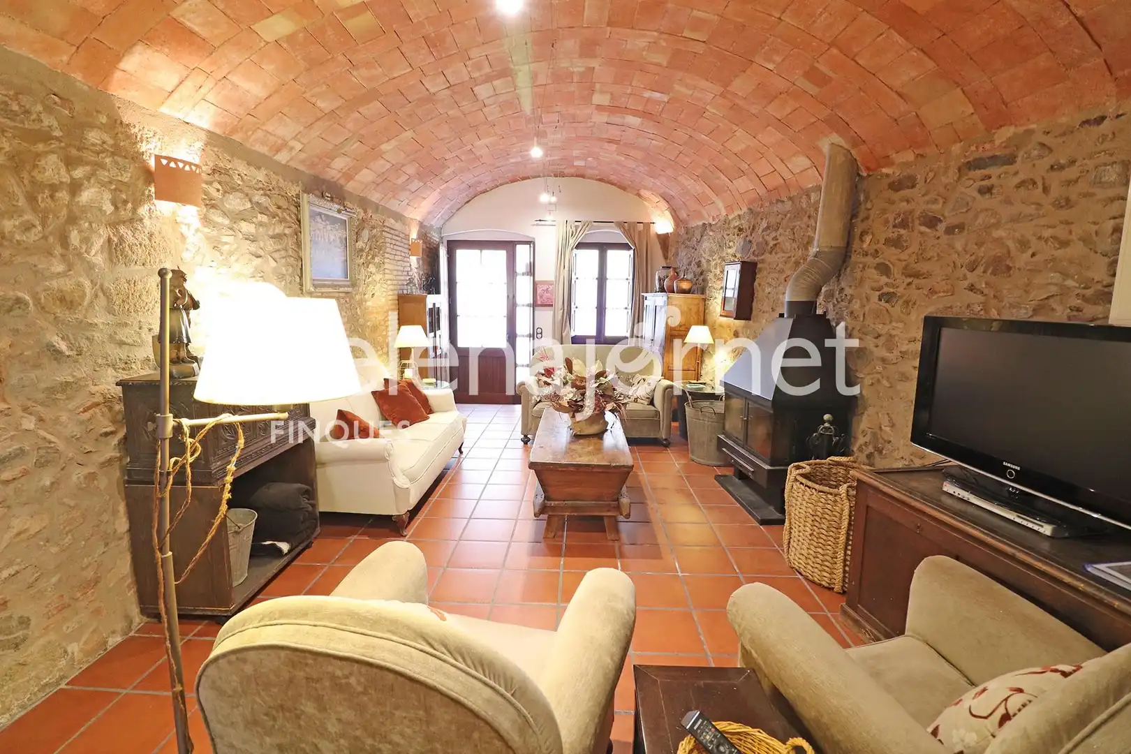 Sala de estar de Casa adosada en venta en Calonge i Sant Antoni con Calefacción y Trastero