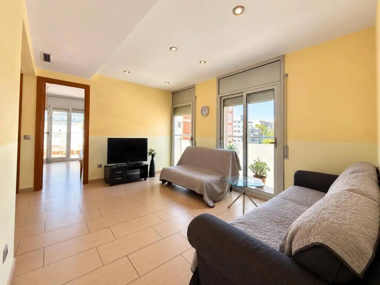Sala de estar de Ático en venta en Centre
