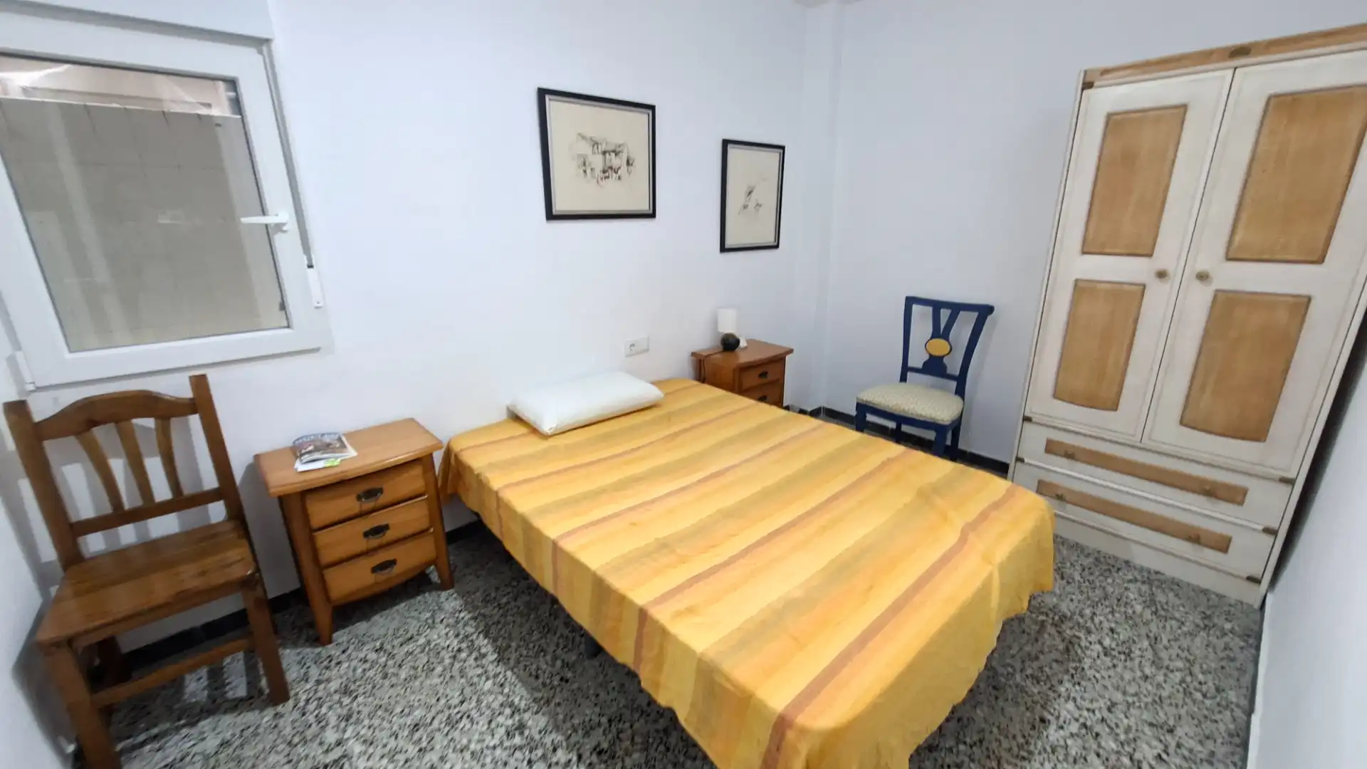 Schlafzimmer von Wohnung mieten mit Kaufoption in San Vicente del Raspeig / Sant Vicent del Raspeig mit Möbliert, Ofen und Waschmaschine
