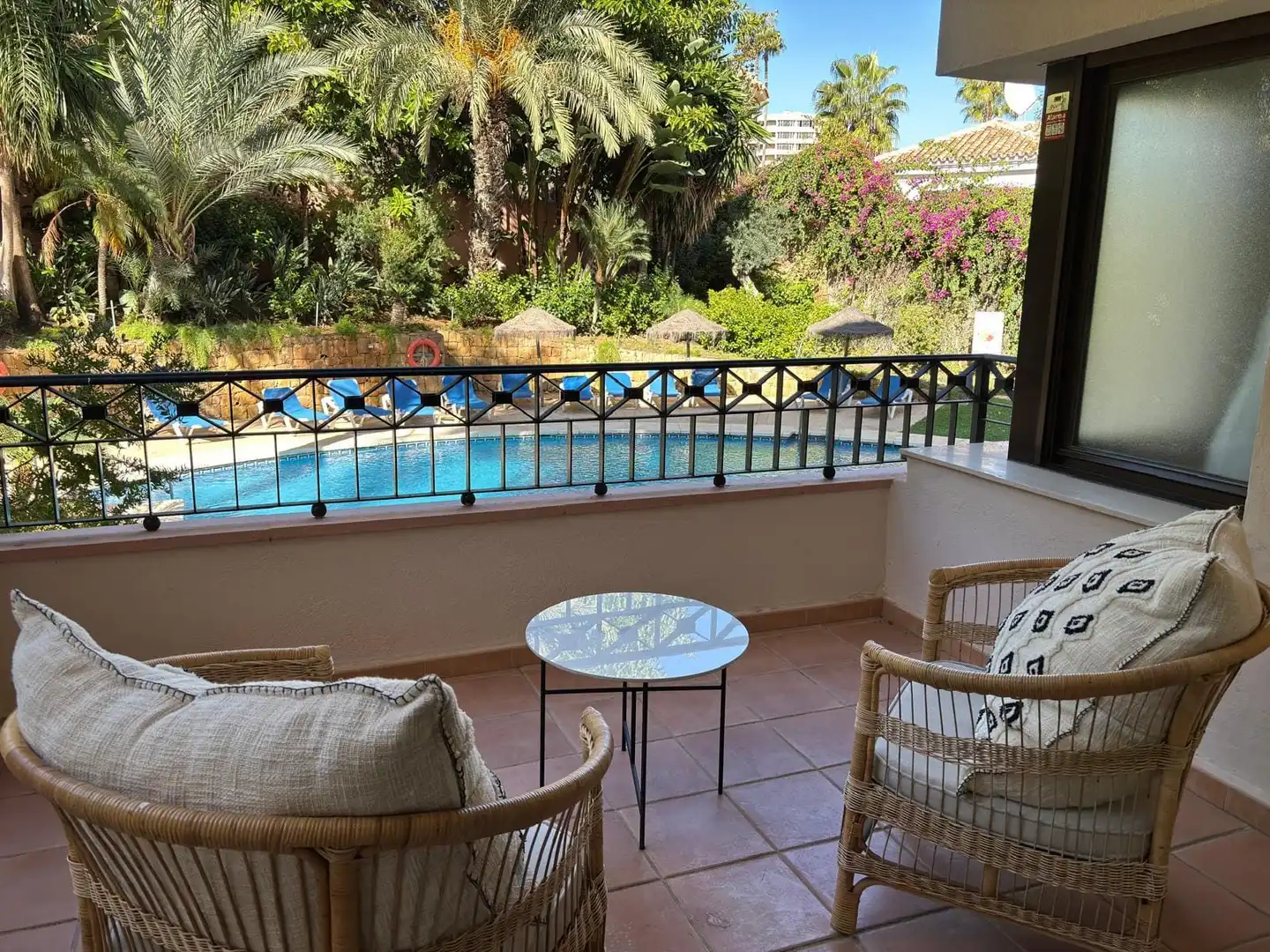 Terrassa de Apartament de lloguer en Marbella amb Calefacció, Jardí privat i Terrassa
