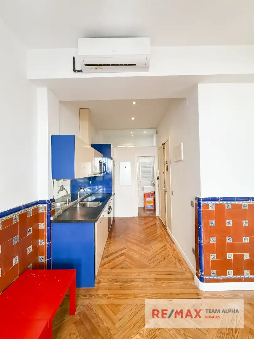 Cocina de Piso de alquiler en Madrid con Aire acondicionado, Calefacción y Parquet