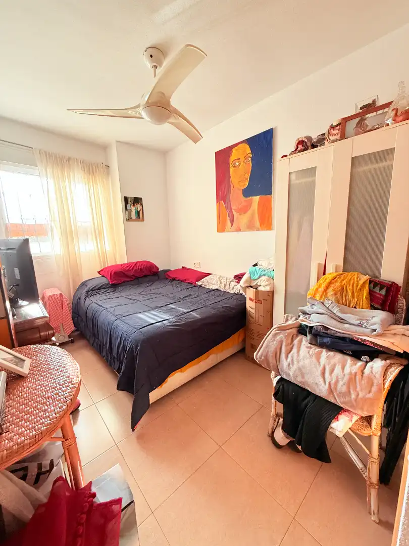 Dormitori de Apartament en venda en Murcia amb Aire condicionat, Moblat i Balcó