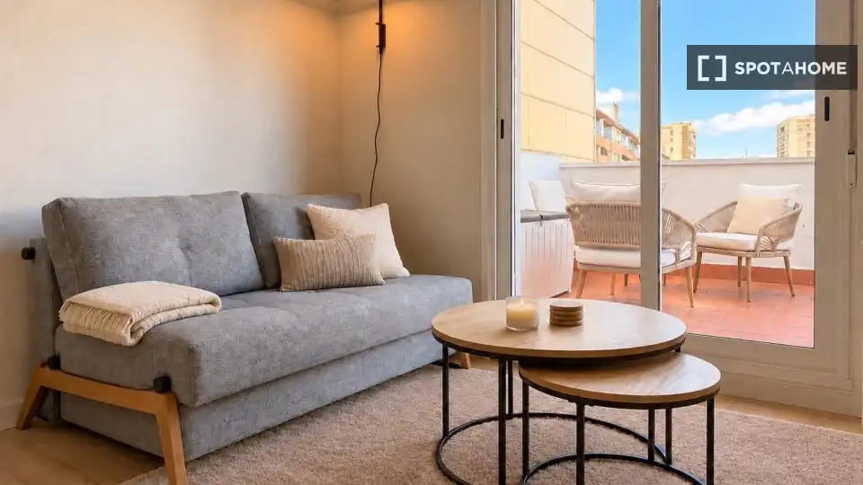 Balcony of Flat for rent in Eixample