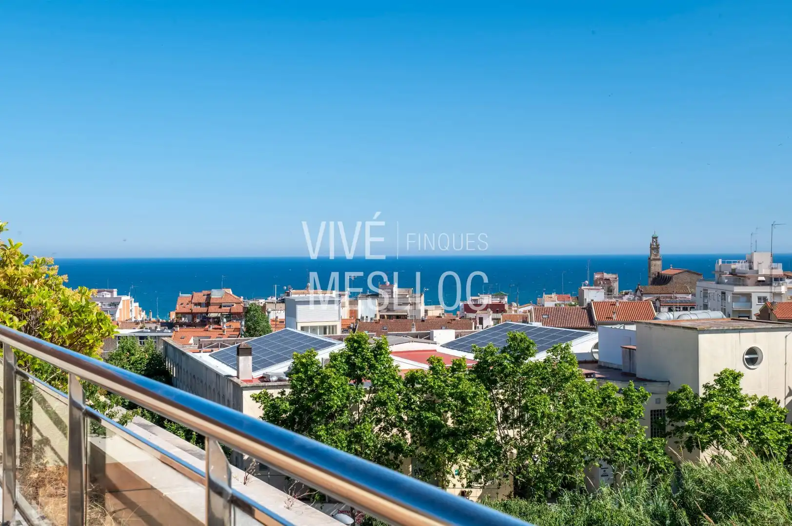 Terrace of Flat for sale in El Masnou  with Heating, Terrace and Storage room