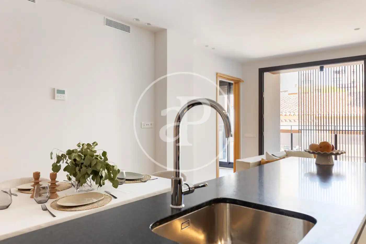 Kitchen of Flat for sale in Sant Cugat del Vallès  with Air Conditioner, Heating and Terrace