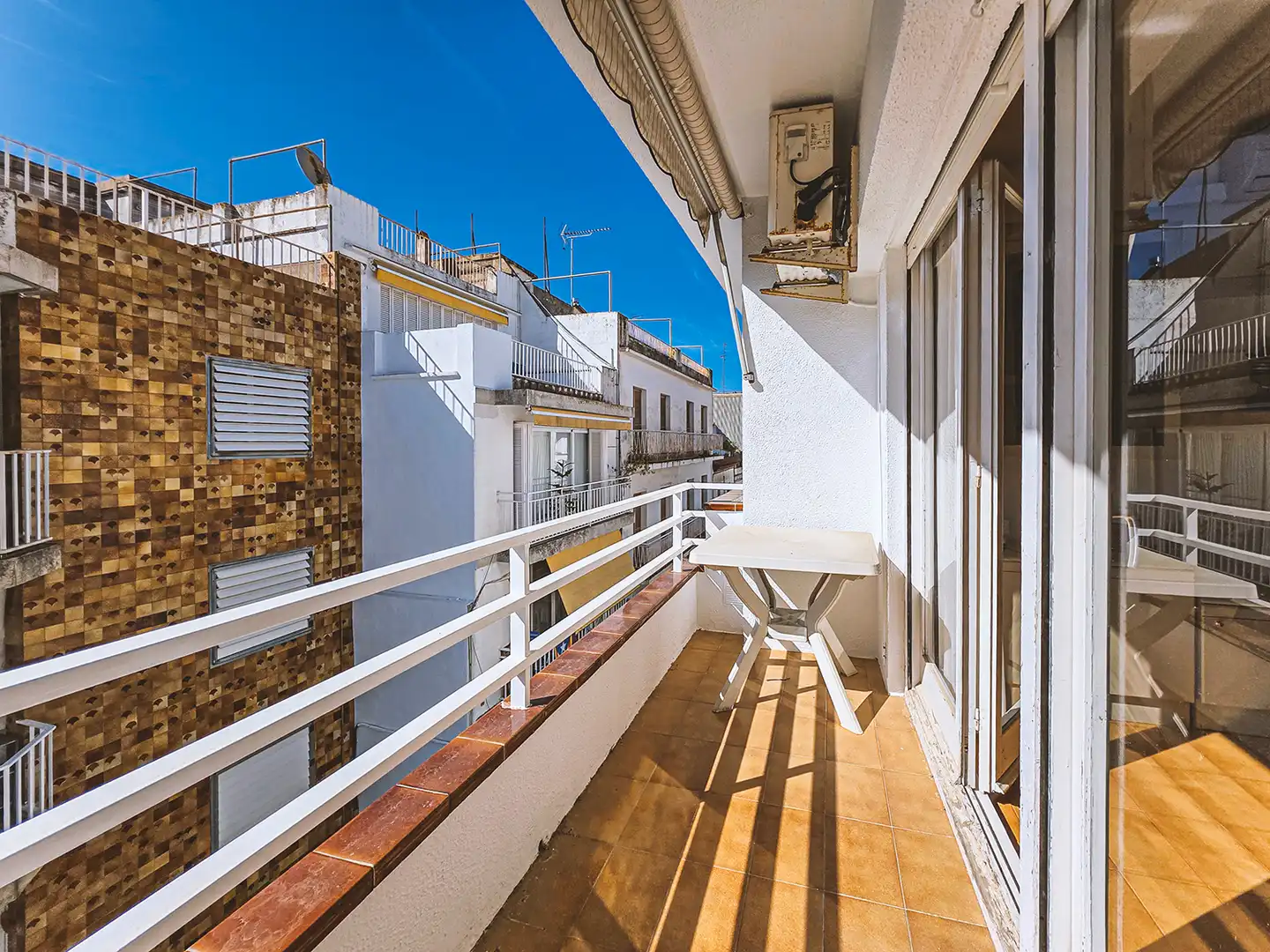 Terraza de Piso de alquiler en Sant Pol de Mar con Aire acondicionado, Calefacción y Amueblado