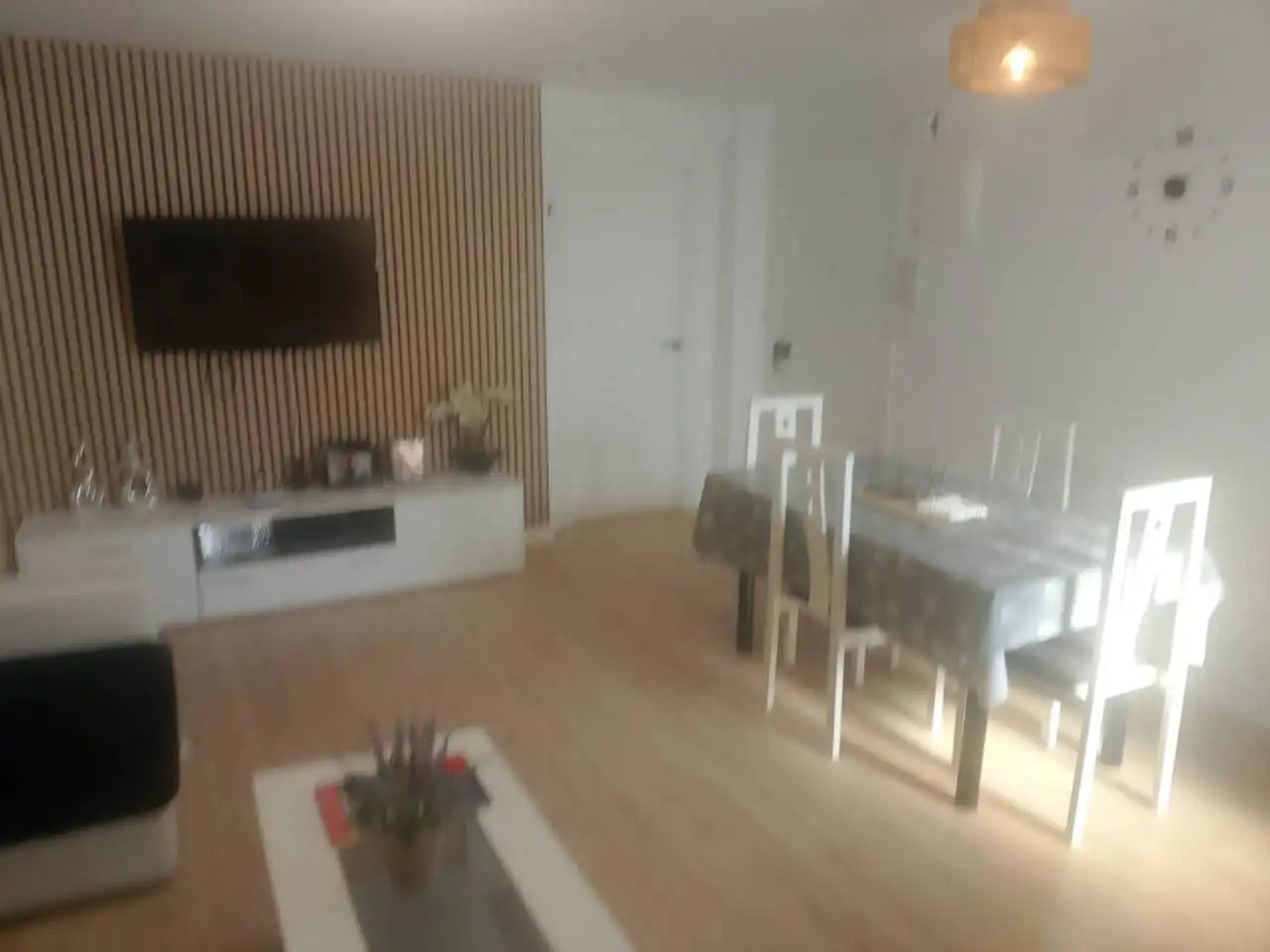 Living room of Flat for sale in Gandia  with Air Conditioner, Furnished and Balcony