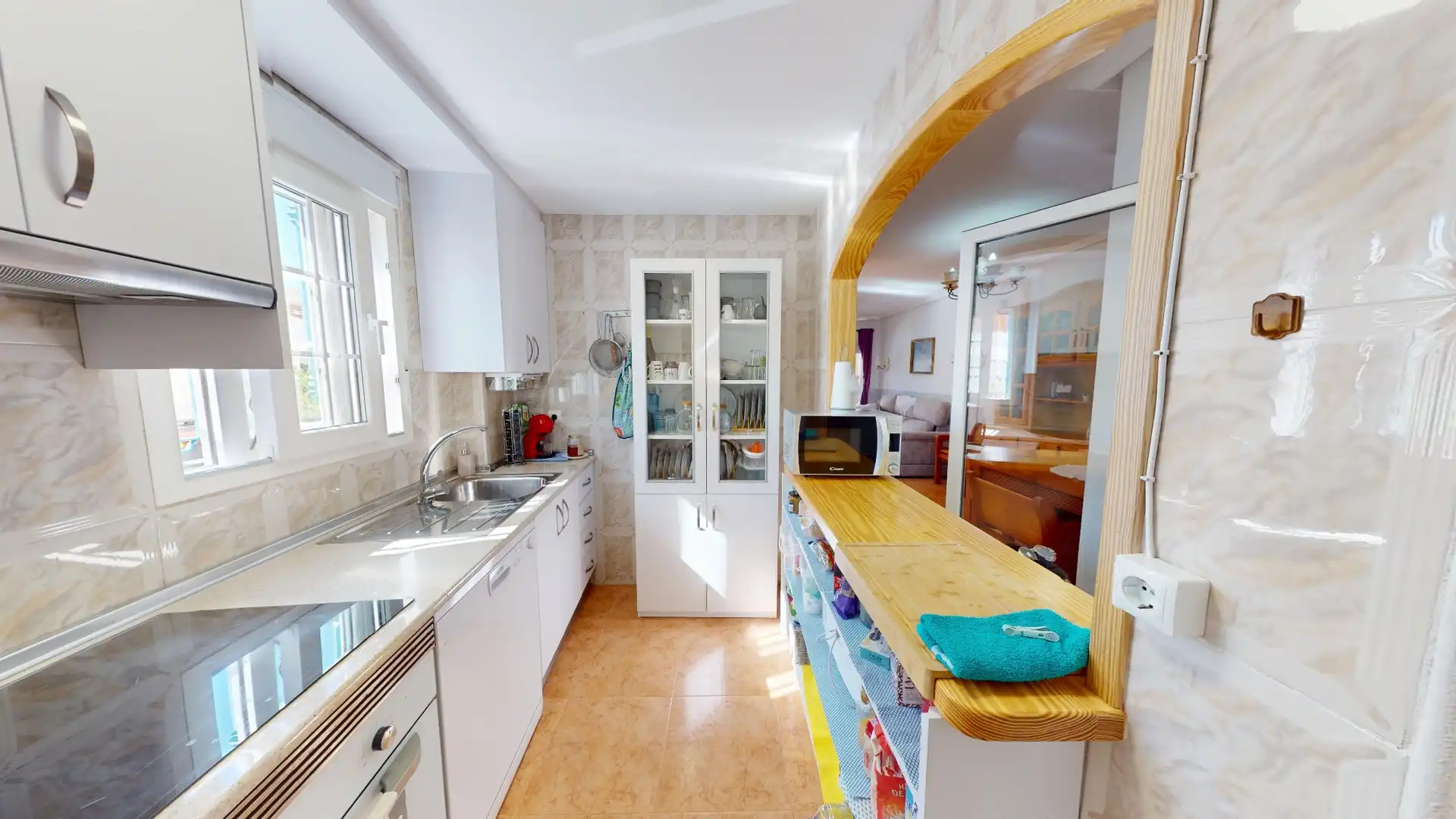 Cocina de Planta baja en venta en Los Alcázares con Terraza, Piscina y Balcón