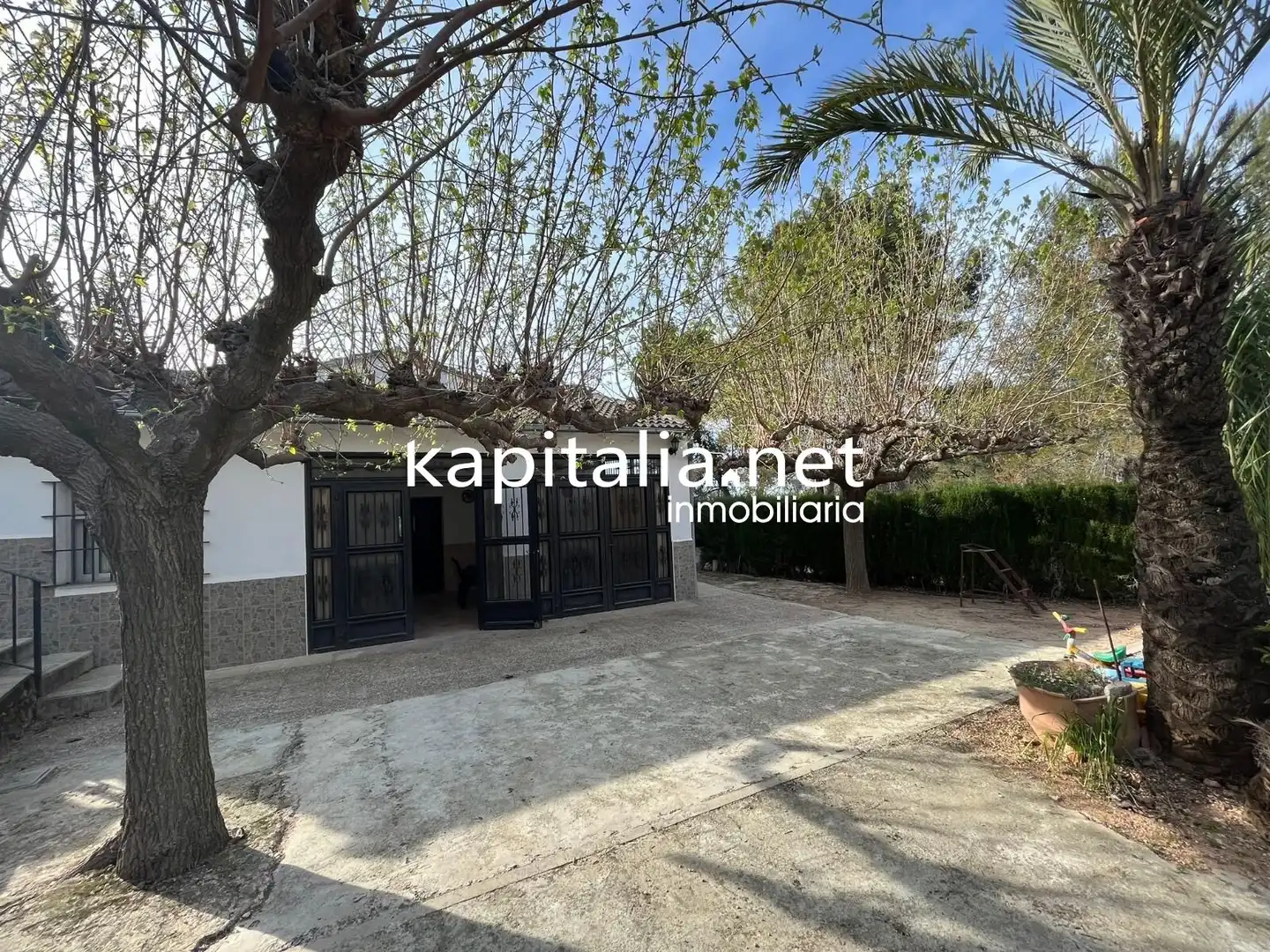 Jardí de Casa o xalet en venda en Albaida amb Aire condicionat, Traster i Piscina