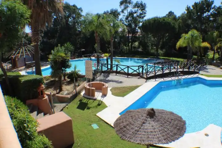Swimming pool of Detached homes for sale in Islantilla  with Terrace and Storage room