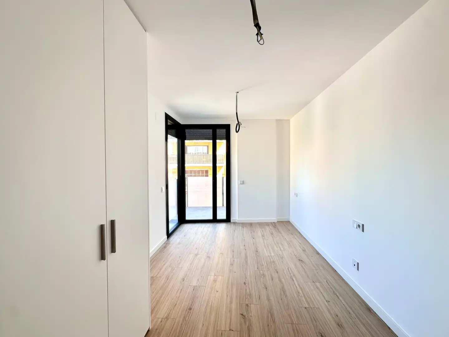 Schlafzimmer von Wohnung zum Verkauf in Badalona mit Klimaanlage, Heizung und Parkett