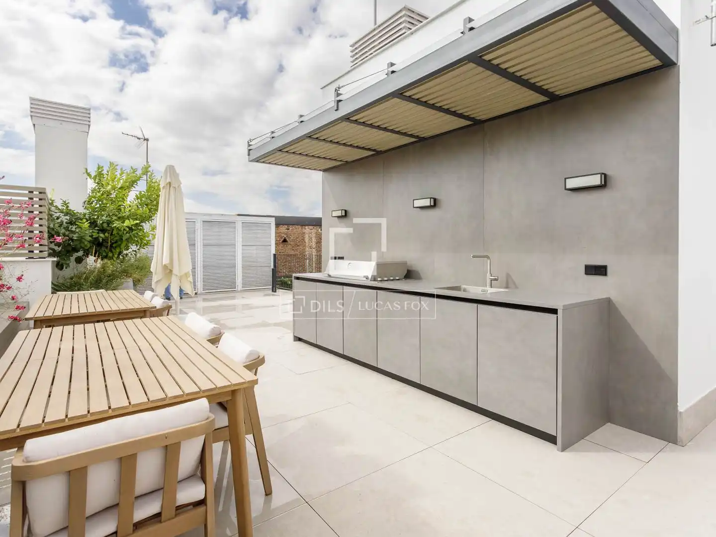 Terraza de Piso de alquiler en Madrid con Aire acondicionado, Terraza y Piscina