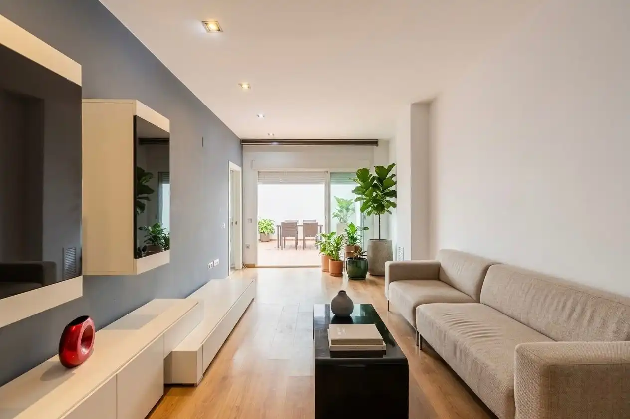 Sala de estar de Casa o chalet en venta en Moncada con Aire acondicionado, Calefacción y Terraza