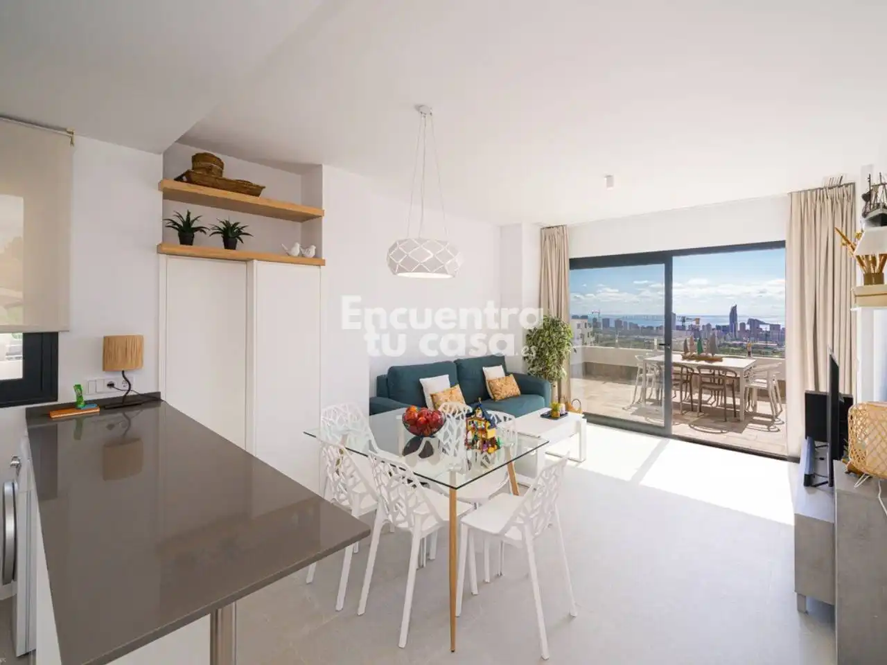 Bedroom of Attic for rent in Finestrat  with Air Conditioner, Heating and Terrace