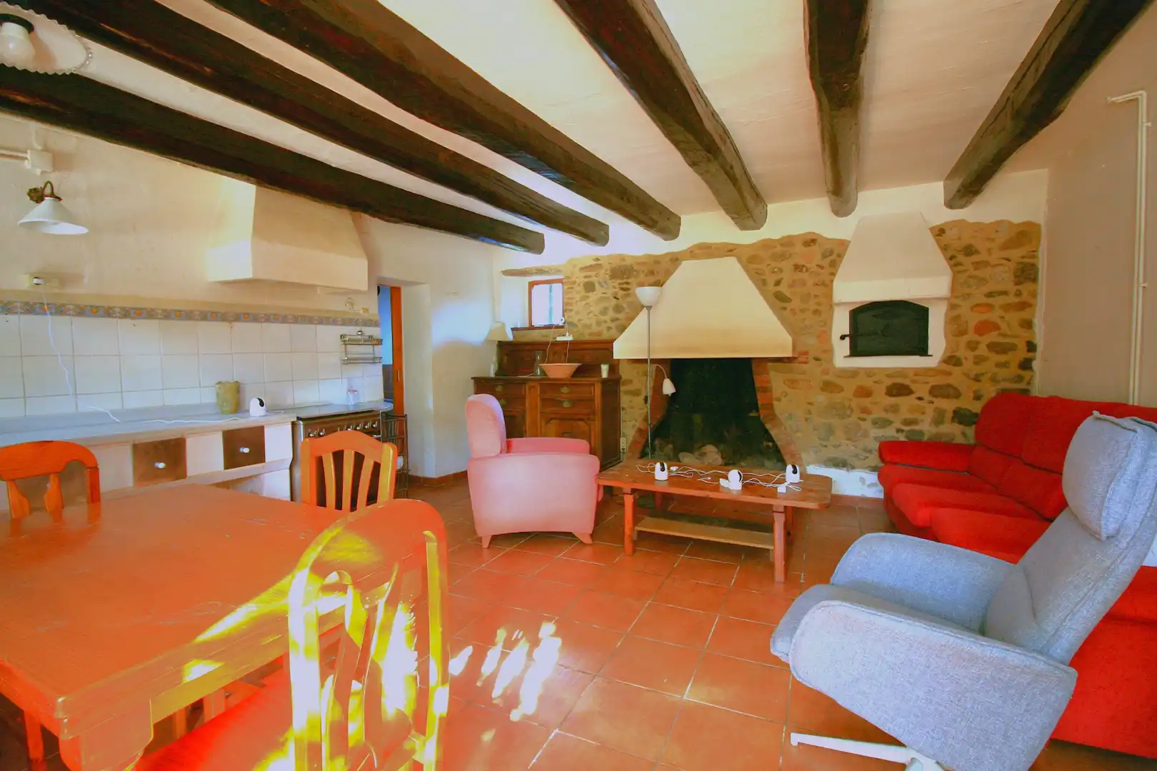 Wohnzimmer von Country house zur Miete in Bordils, Girona