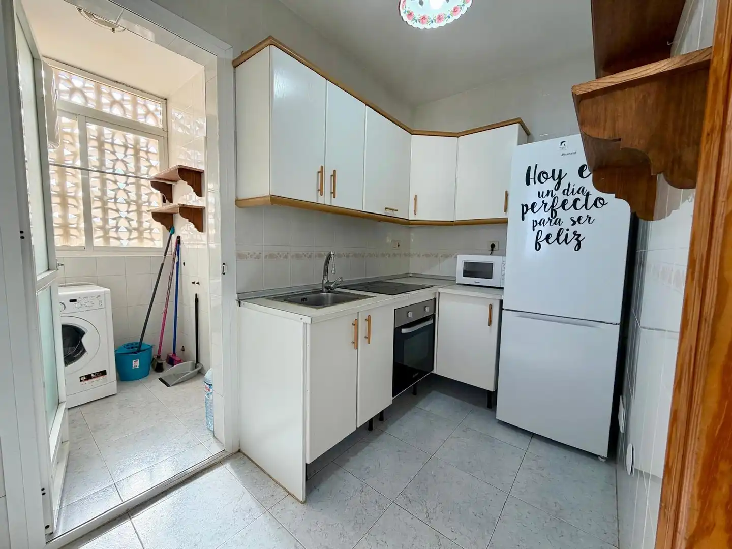Cocina de Casa adosada en venta en Almería con Jardín privado, Terraza y Amueblado