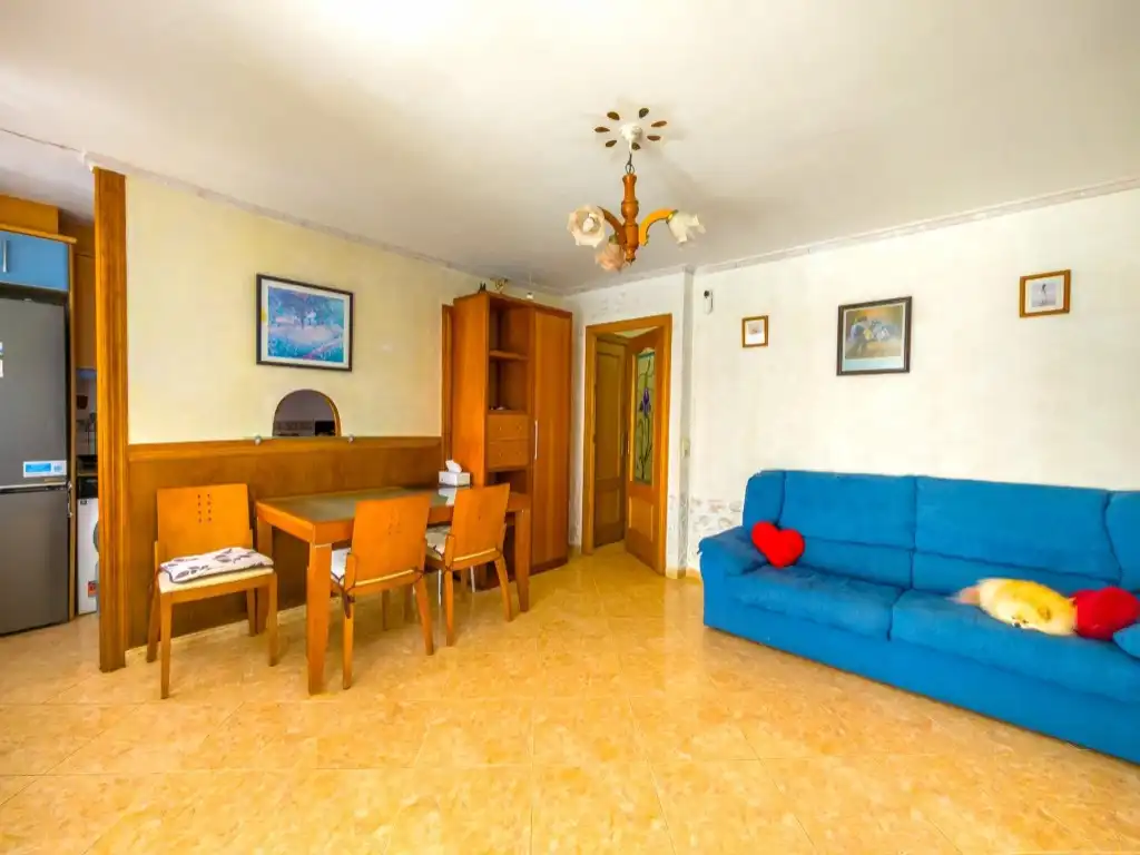 Wohnzimmer von Haus oder Chalet zum Verkauf in Torrevieja mit Klimaanlage, Privatgarten und Möbliert
