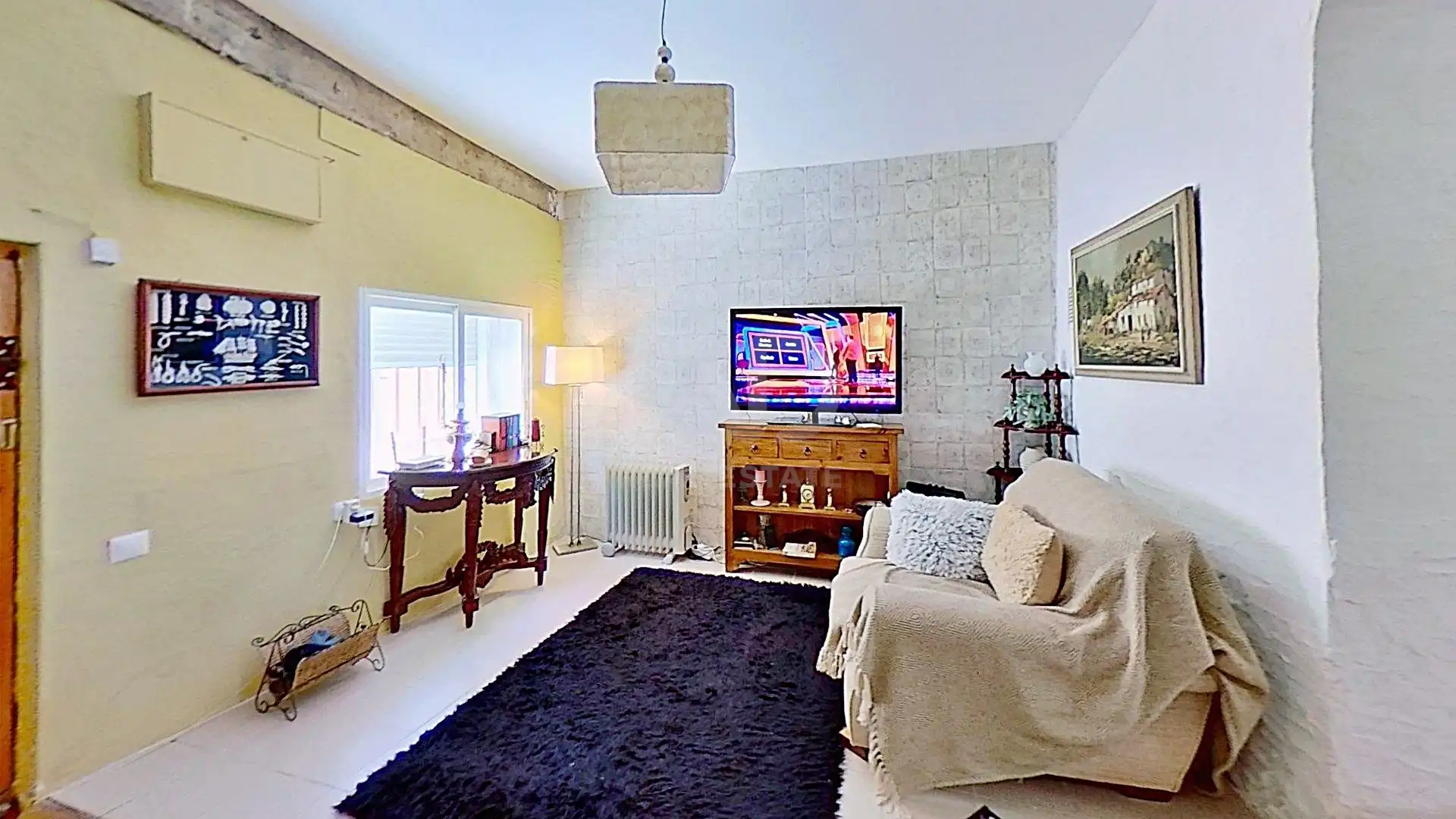 Sala d'estar de Casa adosada en venda en Sax amb Aire condicionat, Calefacció i Terrassa