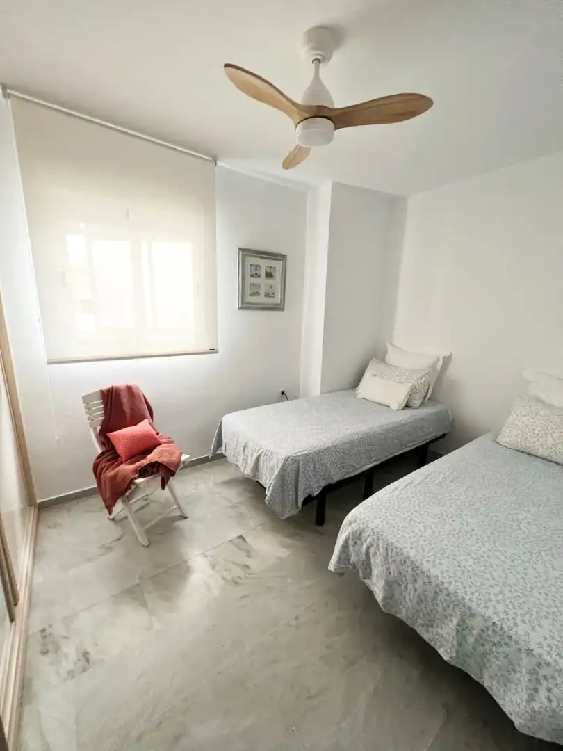 Bedroom of Flat for rent in Marbella  with Air Conditioner, Heating and Terrace