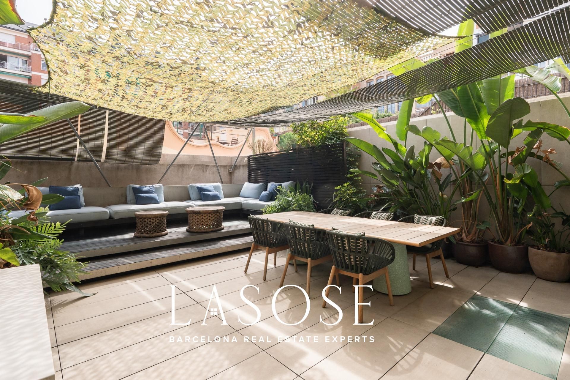 Terrace of Apartment for sale in  Barcelona Capital  with Air Conditioner, Terrace and Alarm