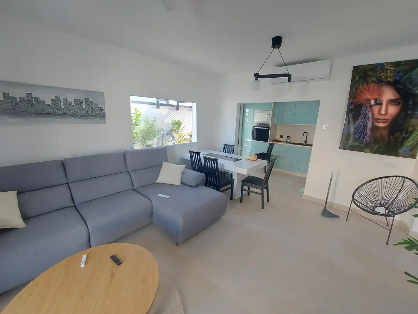 Sala de estar de Casa o chalet en venta en San Bartolomé de Tirajana con Aire acondicionado, Jardín privado y Terraza