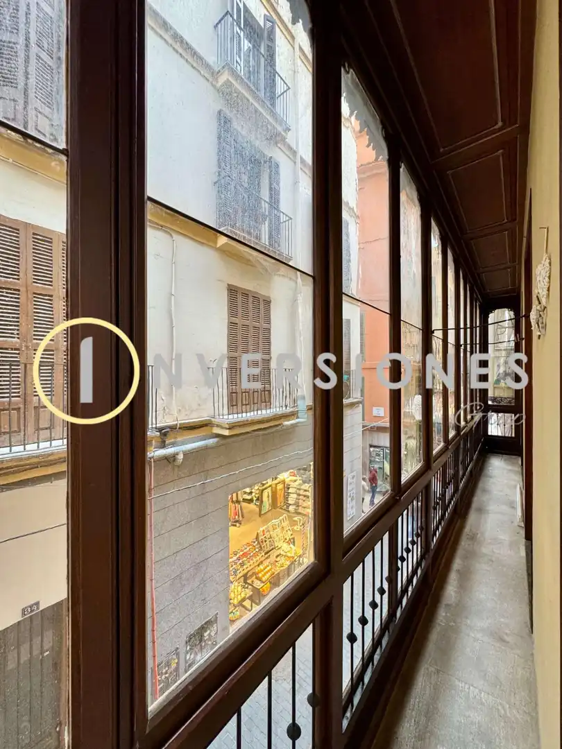 Vista exterior de Piso en venta en  Palma de Mallorca con Balcón