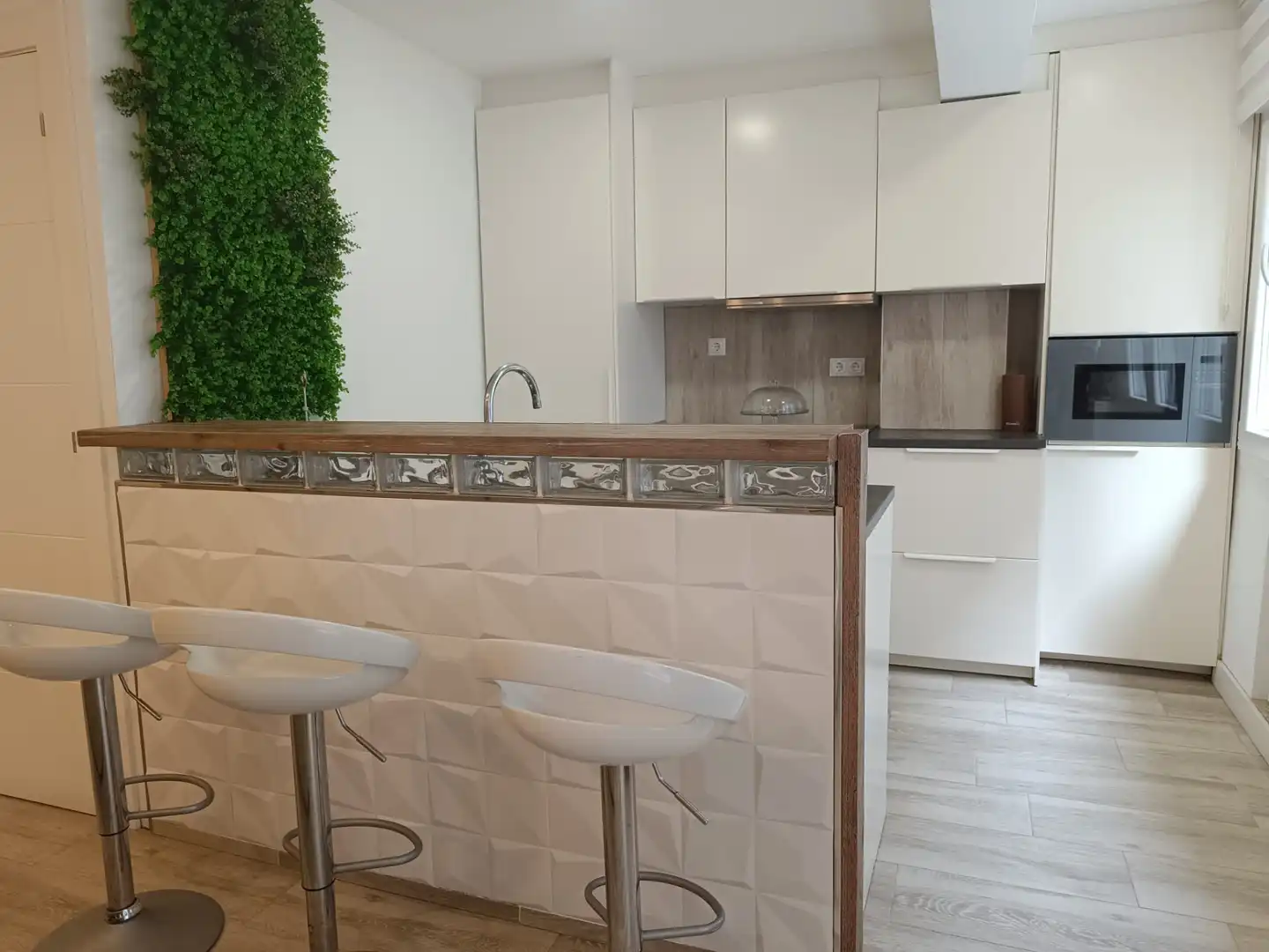 Kitchen of Flat for rent in Gijón   with Heating and Furnished