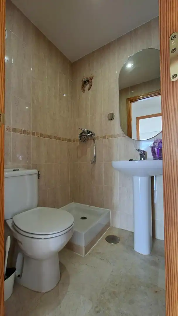Bathroom of Flat for sale in Benidorm  with Private garden, Terrace and Furnished