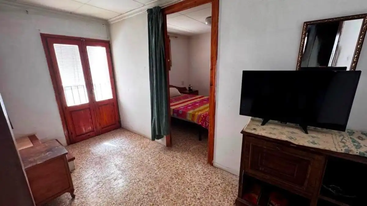Sala d'estar de Casa adosada en venda en Valjunquera amb Terrassa