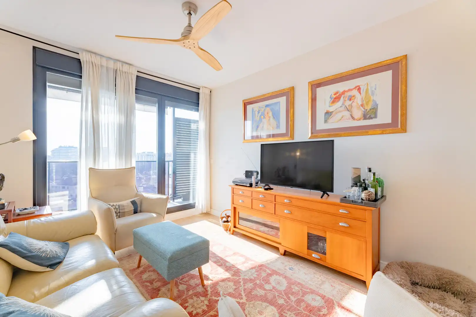 Sala de estar de Piso en venta en Valencia con Trastero, Piscina y Balcón