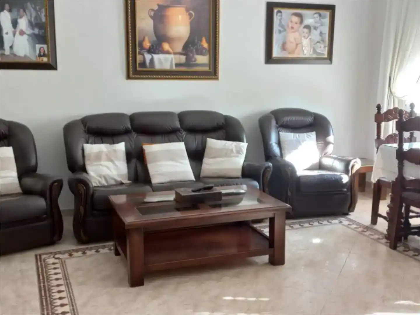 Sala d'estar de Pis en venda en Écija amb Aire condicionat, Jardí privat i Piscina