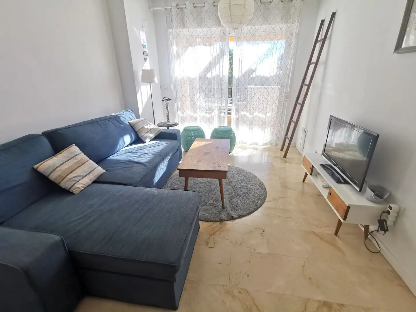 Sala de estar de Apartamento de alquiler en Altea con Aire acondicionado, Calefacción y Terraza